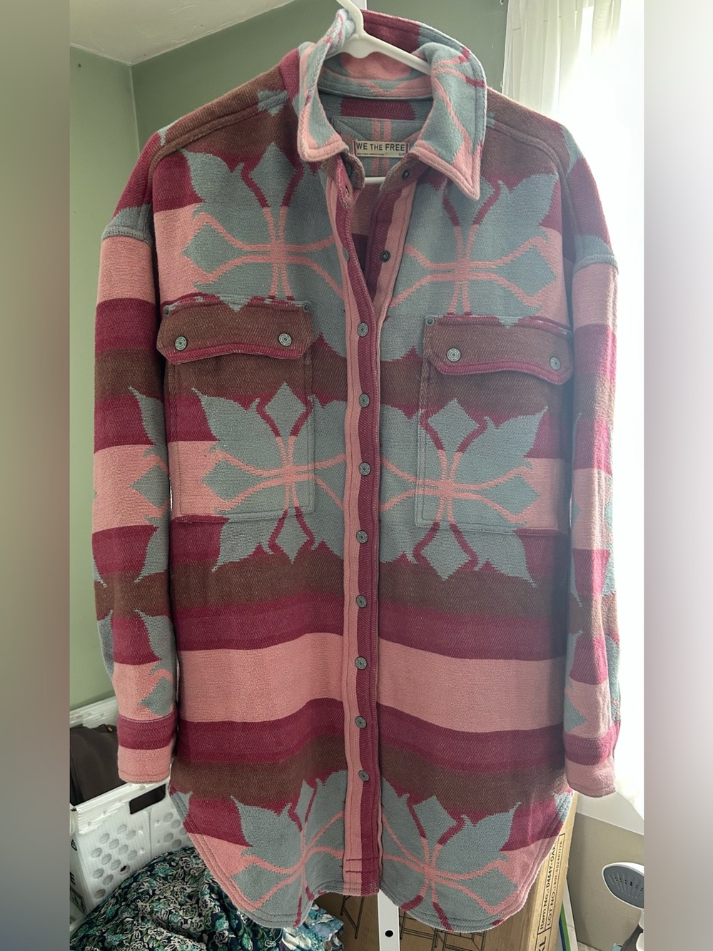 We The Free Button-Up Shacket
Oversized